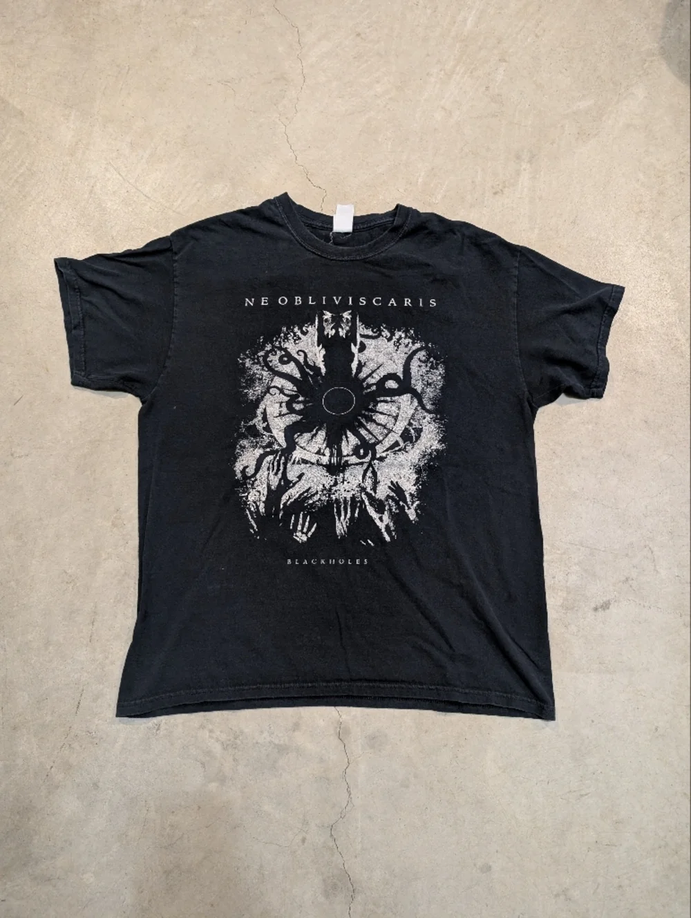 Ne Obliviscaris Blackholes Shirt Adult M? Black Short Sleeve Music Metal